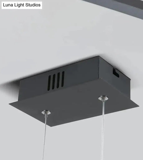 Arc Shape Led Hanging Pendant Lights Modern For Dining Room