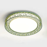 Art Deco Acrylic Flush Mount Ceiling Light - Ideal For Classrooms
