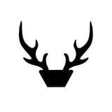 Art Deco Led Antlers Acrylic Wall Sconce Light Fixture In Warm/White White/Black Lamp