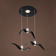 Art Deco Seagull Pendant Light For Children’s Room 3 / Black White