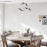 Art Deco Seagull Pendant Light For Children’s Room