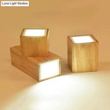 Asian-Inspired Office Ceiling Lamp With Wood And Beige Finish