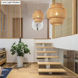 Bamboo Lantern Suspension Pendant Light - Simplicity At Its Best!