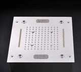 Bathroom Accessories 16inch 40cm Music Shower Head Panel Set SPA Massage Thermostatic Valve Mixer Kit Tap Faucet Single