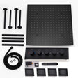 Bathroom Accessories 20Inches 500x500mm Rainfall SPA Massage LED Shower Head Set Constant Temperature Valve Mixer
