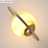 Bell & Ring Corridor Ceiling Light Glass Mini Semi Flush Mount