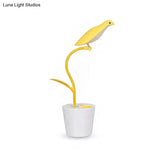 Bird Shaped Desk Light - Eye-Caring 1 Head Macaron Loft Reading For Kids Bedroom