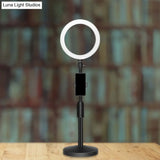 Black Led Make-Up Lamp With Phone Holder And Flash Light
