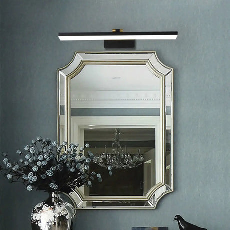 Black Metal Sconce Led Vanity Light Traditional Wall Mounted Lamp 17/38/22.5 Wide / 28.5
