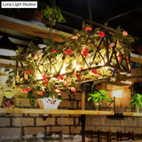 Black Retro Metal Pendant Light - Industrial Hanging Island Fixture