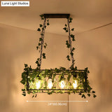 Black Retro Metal Pendant Light - Industrial Hanging Island Fixture