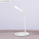 Blue/Pink/White Usb Charging Desk Lamp - Modern Touch-Sensitive Table For Reading