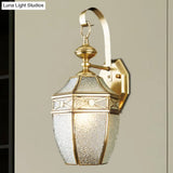 Brass Lantern Wall Sconce Light For Outdoors