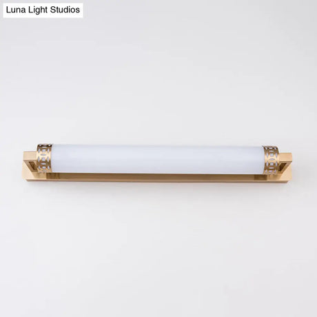 Bronze Led Wall Light Sconce For Minimalist Bathroom Vanity Lighting