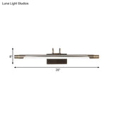 Bronze Vanity Light Led Wall Mounted Lamp White/Warm 21/26W