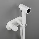 Brush Rose Gold Hand Held Bidet Sprayer Douche Toilet Kit Brass Bidet Faucet Set Hot and Cold Valve Set Jet Bathroom