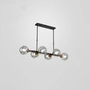 Bubbles Glass Pendant Light: Stylish Island Hanging Fixture For Postmodern Dining 6 / Black Smoke