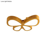 Butterfly Led Ceiling Lamp For Kids In Sweet Macaron Colours