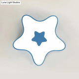 Cartoon Led Acrylic Star Flush Ceiling Light For Children’s Bedroom
