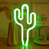 Cartoon Led Neon Night Light: Fun Art Decor With Battery Wall Lighting White / B