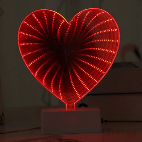 Cartoon Led Neon Sign Nightstand Lamp For Girls Room - Stylish & Portable White / Battery Loving