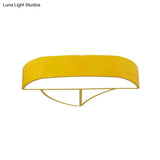 Cartoon Ship Led Ceiling Flush Mount Light For Nursing Room Or Kitchen