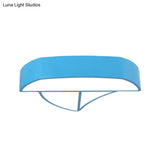 Cartoon Ship Led Ceiling Flush Mount Light For Nursing Room Or Kitchen