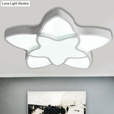 Cartoon Star Flush Ceiling Light Fixture - Acrylic For Kindergarten