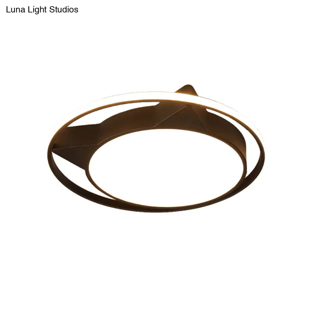 Cat Shaped Ceiling Light For Bedroom Décor - Animal Design Acrylic Flush Mount