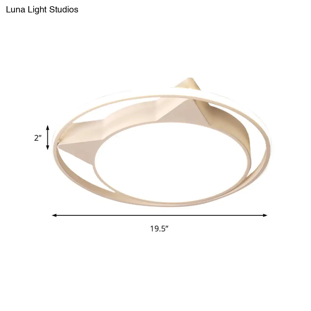 Cat Shaped Ceiling Light For Bedroom Décor - Animal Design Acrylic Flush Mount