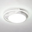 Cat Shaped Ceiling Light For Bedroom Décor - Animal Design Acrylic Flush Mount White /