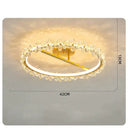 Ceiling Lamp Atmosphere Light Luxury Living Room Crystal Dining Creative Personality In The Bedroom