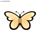 Chic Butterfly Flush Mount Light - Ideal For Girls’ Bedroom