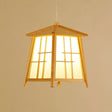Chinese Style Pendant Light - Wood Hanging Lamp For Dining Room