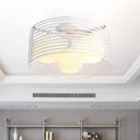Classic Globe Milky Glass Flush Mount Ceiling Light With 3 Lights - Black/White Ideal For Living