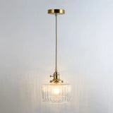 Clear Glass Pendant Lighting Fixture With Simplicity Shaded Hanging Light / R