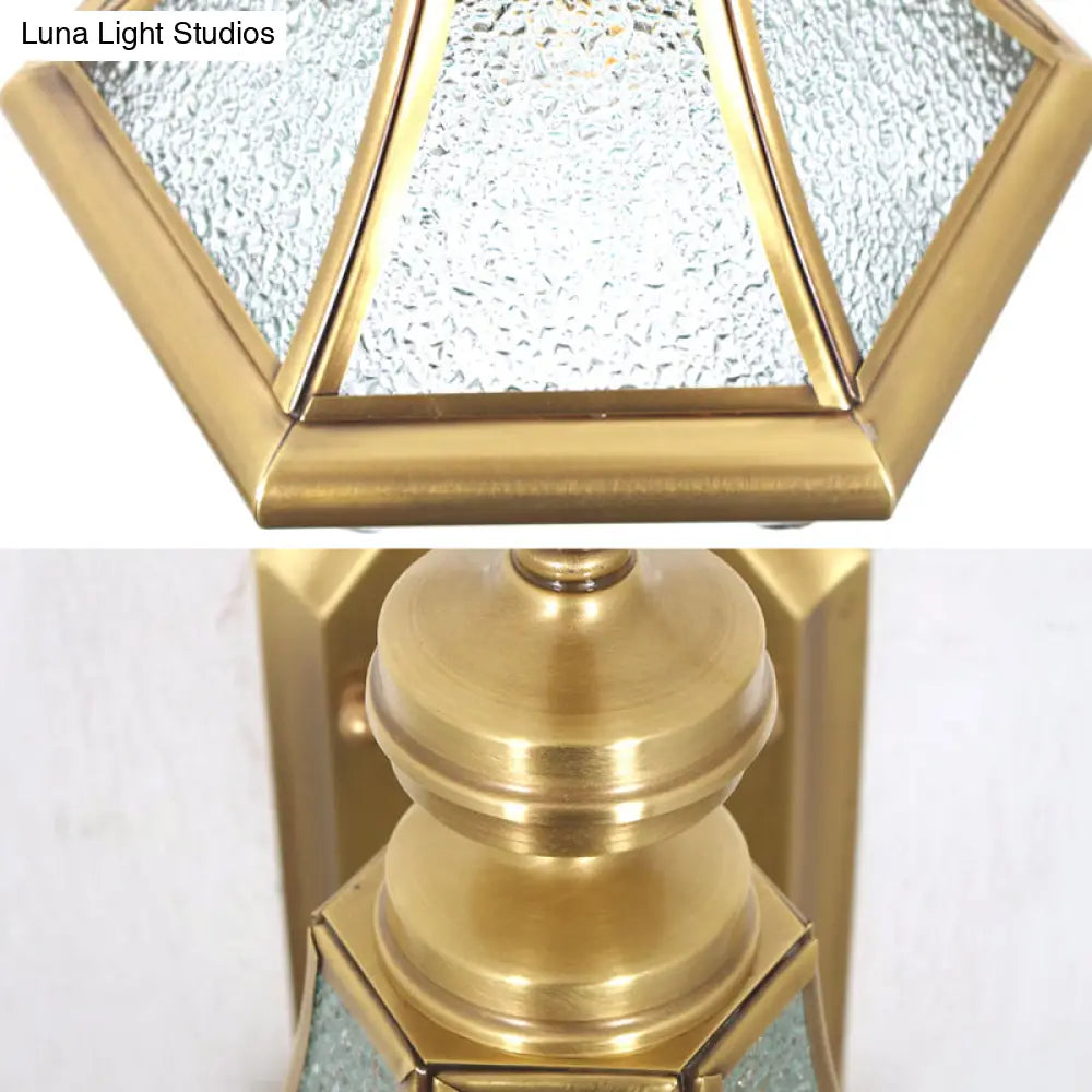 Clear/Textured White/Cream Glass Gourd Sconce Lamp - Bedside Wall Lighting Fixture
