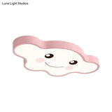 Cloudy Kid Bedroom Ceiling Light - Acrylic Cartoon Flush Mount