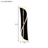 Colonial Twisted Iron Wall Sconce - 21.5 Or 31 Wide 2 Bulbs Black/White Lamp