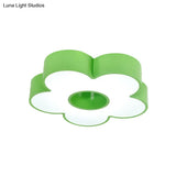 Colorful Acrylic Flower Led Ceiling Light For Kindergarten