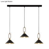 Colorful Cone Hanging Light Macaron Pendant Ceiling Lamp For Dining Table