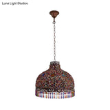 Colorful Metal Pendant Chandelier With Multiple Bulb Options 14.5/17/23.5 Width