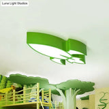 Colorful Rocket Led Flushmount Ceiling Light - Children’s Style Lighting