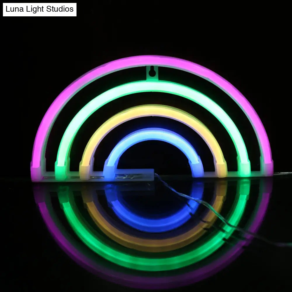 Colorful Usb Led Night Light For Bedside Wall-Mounted