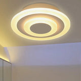Contemporary Acrylic Ceiling Lamp - Ideal For Living Room And Hallway White /