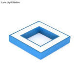 Contemporary Acrylic Square Flush Mount Light For Child’s Bedroom Ceiling