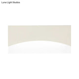 Contemporary Acrylic Wall Light Fixture Rectangular Bedside Sconce In White/Gold Warm/White