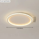 Contemporary Aluminum Flushmount Lights - Stylish Ceiling Fixture For Living Room