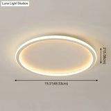Contemporary Aluminum Flushmount Lights - Stylish Ceiling Fixture For Living Room