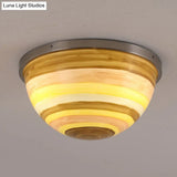 Contemporary Bedroom Flush Mount Ceiling Light
